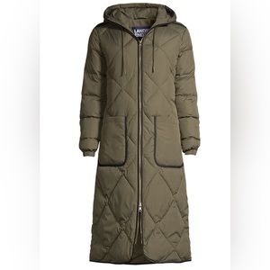 Lands End Women’s Petite (10/12) Primaloft Insulated Quited Coat BNWT